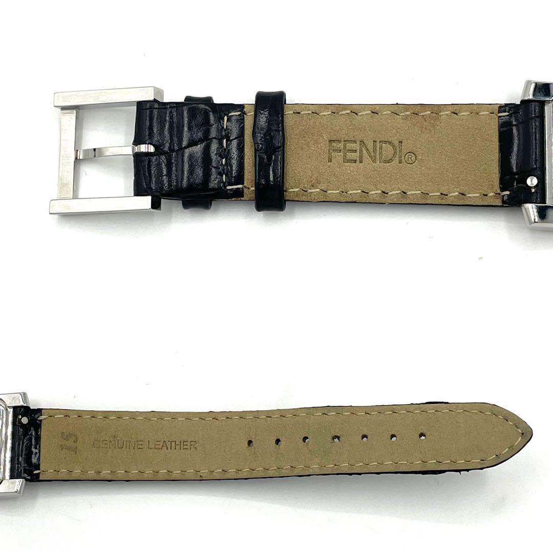 【稼働 美品】フェンディ 7000L オロロジ シェル文字盤 替えベルト 腕時計