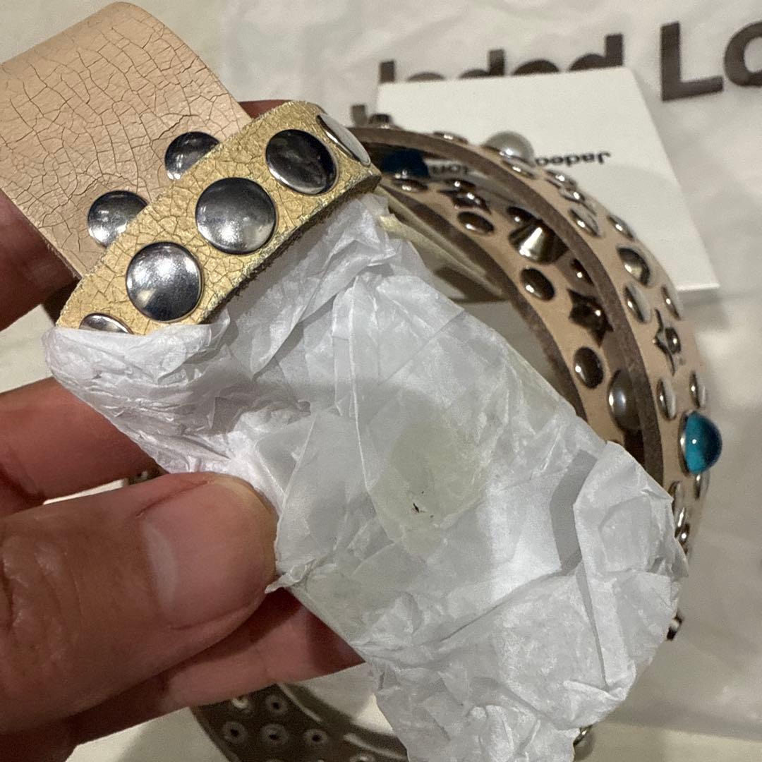 新品 JADED LONDON ホワイト ベルト JMA4113