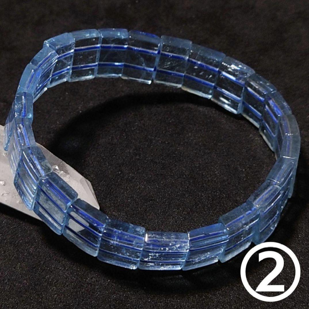 ★ブルートパーズ バングル ブレスレット②(SA+)