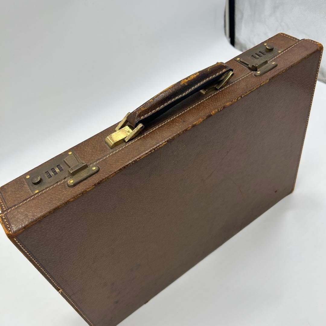 グッチ　レザー アタッシュケース オールドグッチ　ビジネスバッグ　ヴィンテージ