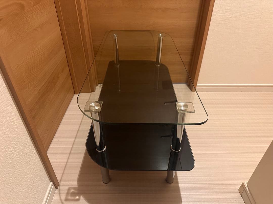 ガラスセンターテーブル スペースエイジ ミッドセンチュリー レトロモダン