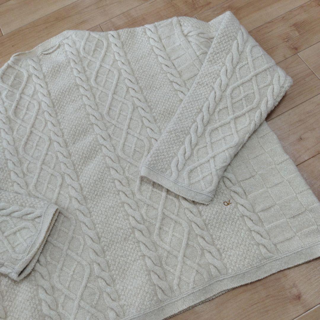 【37】45R コットンシェットランドの908 セーター　ナチュラル