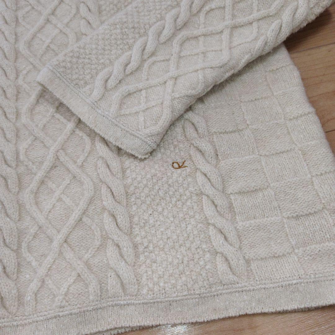 【37】45R コットンシェットランドの908 セーター　ナチュラル