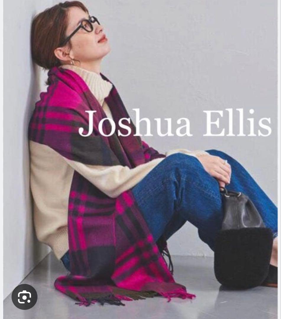 専用　Joshua Ellis カシミヤ大判ストールプライマリーブラックウォッチ
