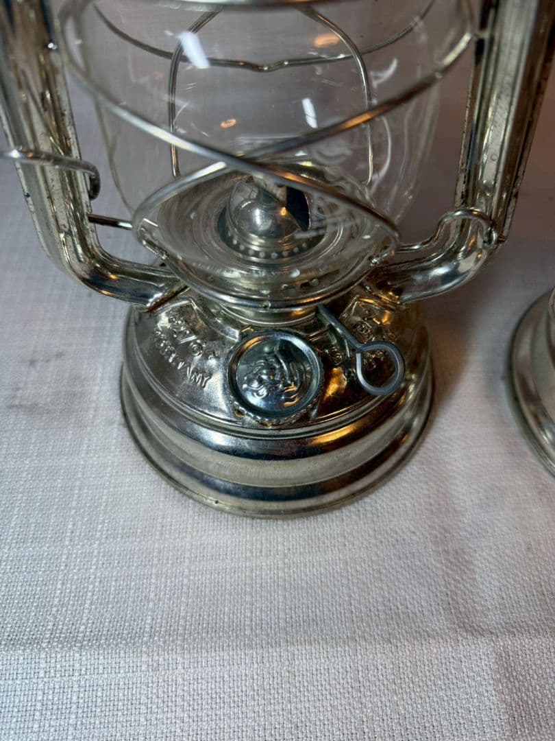 フュアハンド 276 ハリケーン ランタン シルバー Zink 2個セット