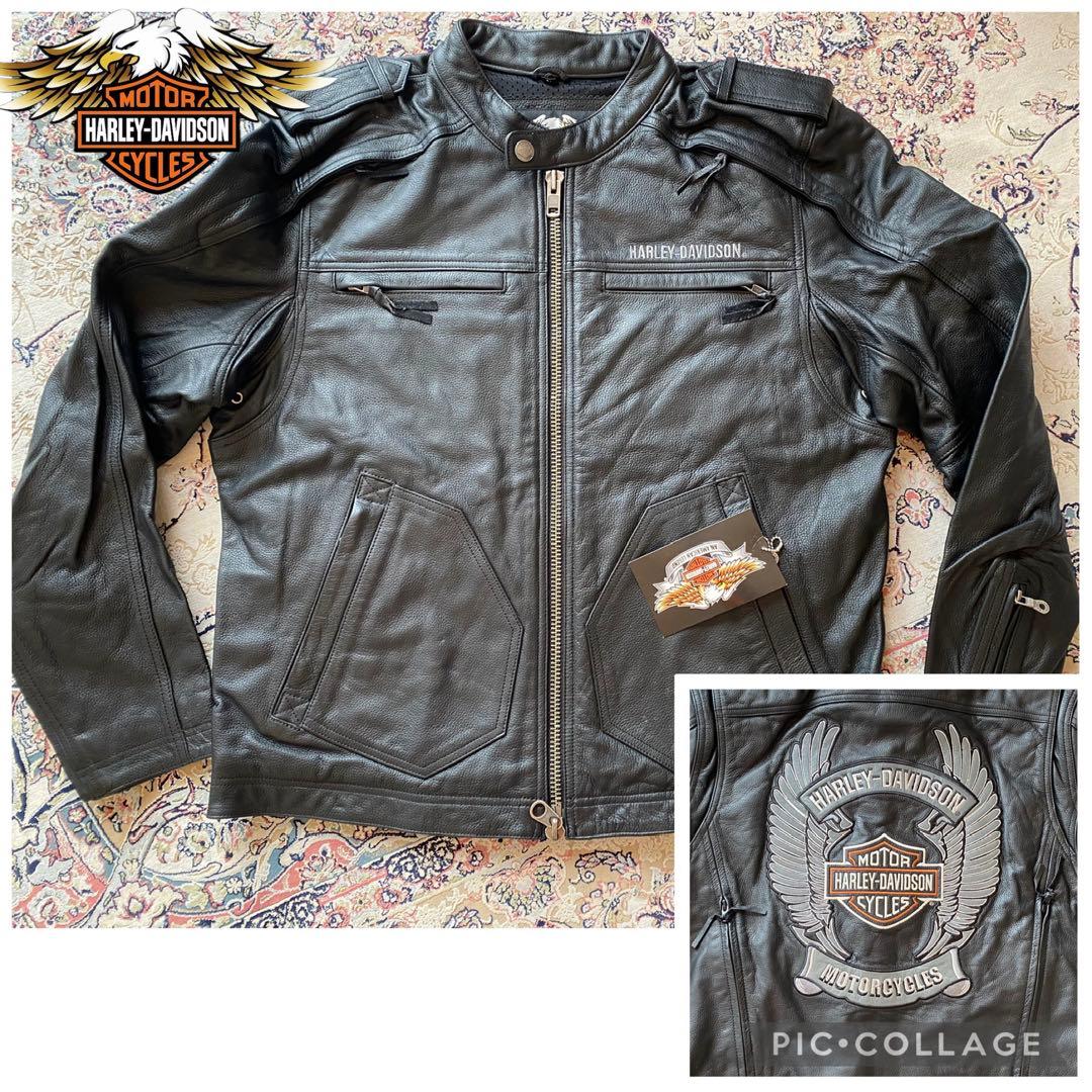 新品未使用HARLEY-DAVIDSONレザージャケット 現品限り新年お年玉特価