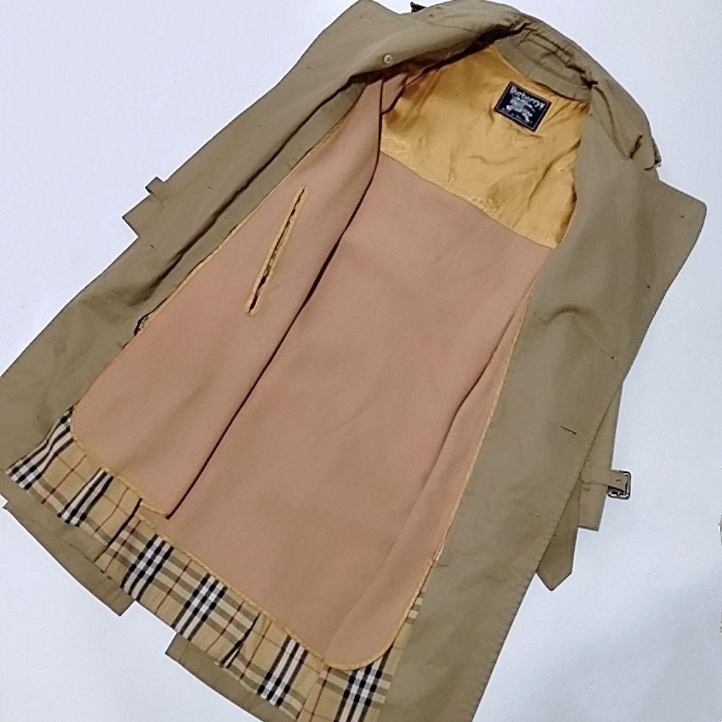 希少色　美品　バーバリーズ 　トレンチコート ノバチェック ライナー付き　英国製