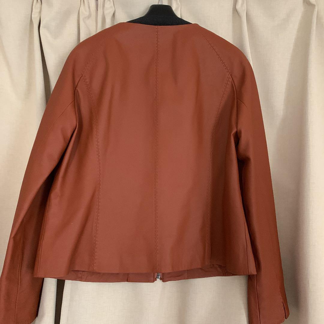 ❣️新品❣️ジャンルイシェレル　ラムレザージャケット LL