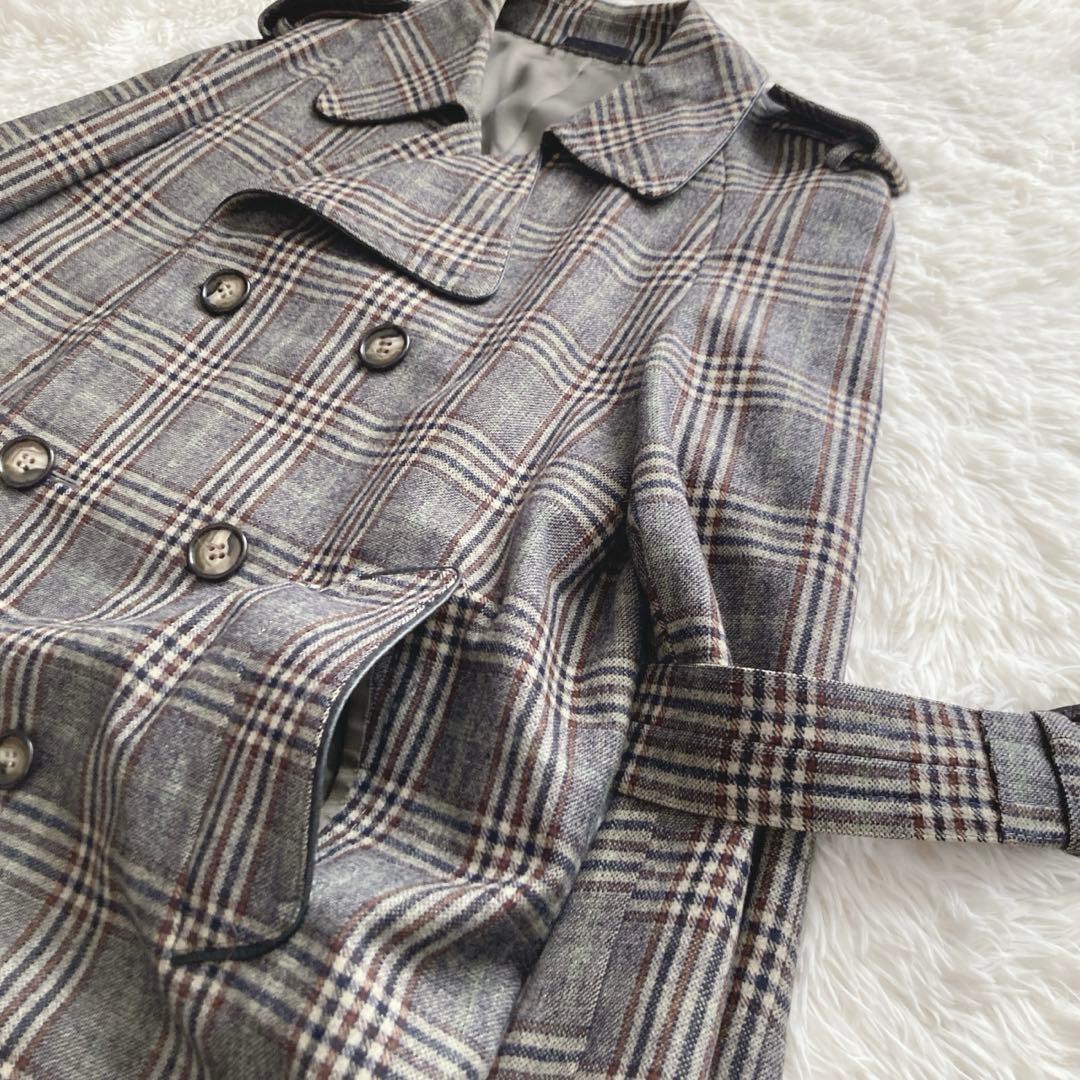 RODEX OF LONDON ダブルブレスト ウール 厚手 トレンチコート L