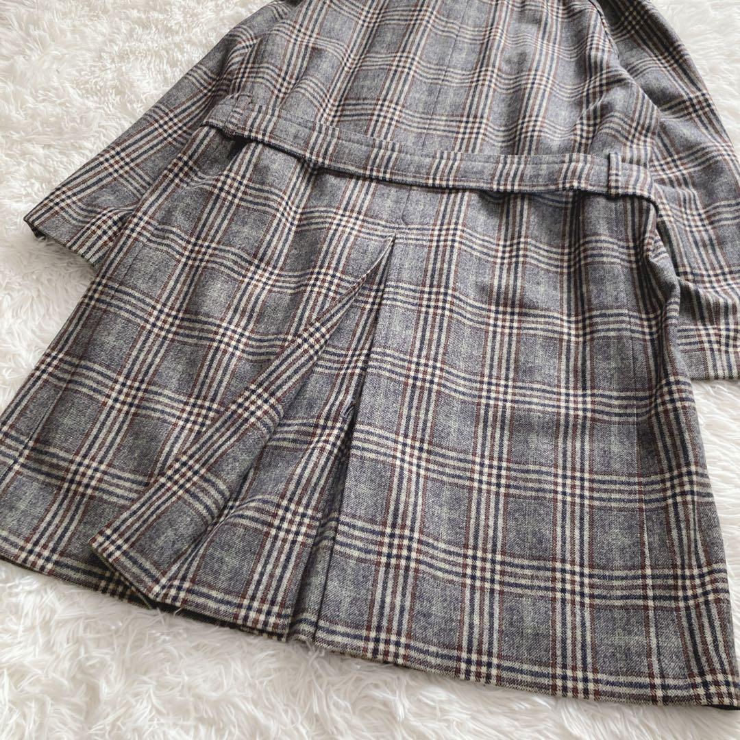 RODEX OF LONDON ダブルブレスト ウール 厚手 トレンチコート L