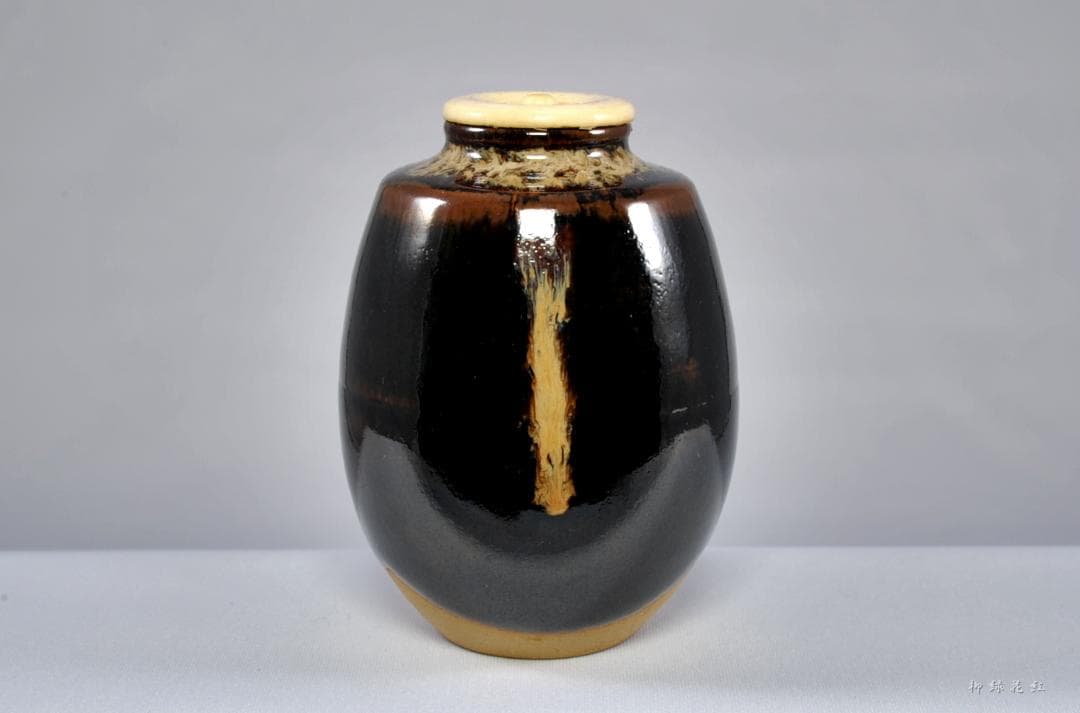 桶谷定一 肩衝 茶入 共箱 茶道具