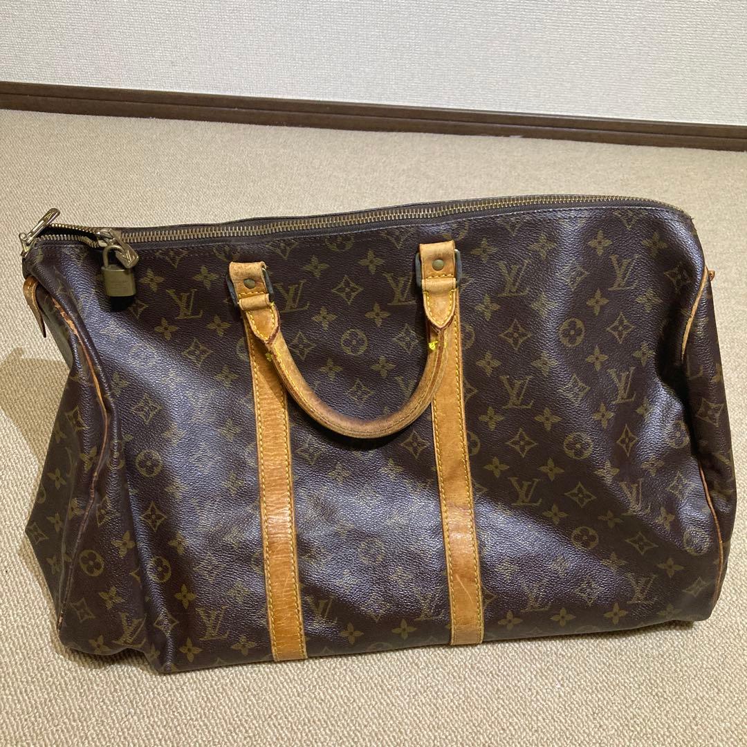【最終価格超美品】Louis Vuitton ボストンバッグ大 ブラウン