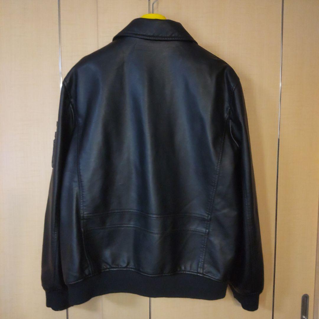 Levi's リーバイス MA-1スタイル レザージャケット メンズ