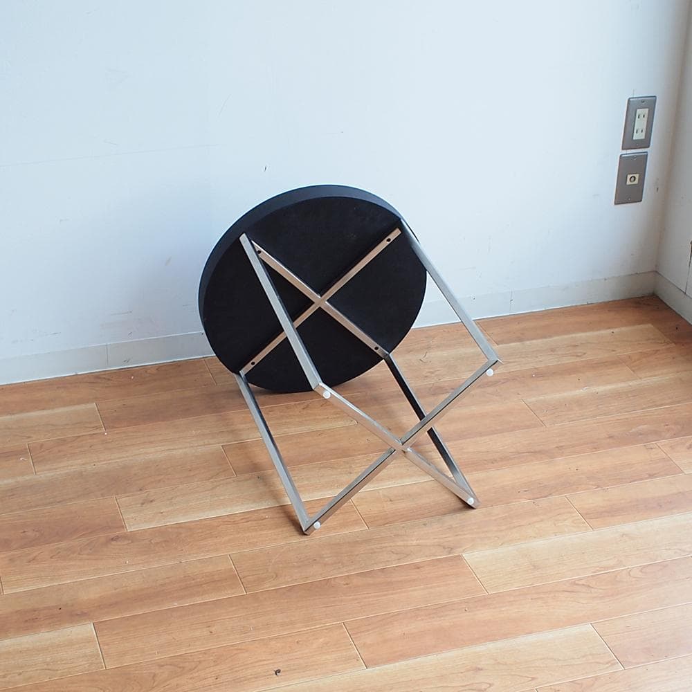 モダンスタイル ラウンド サイドテーブル 直径45cm 高さ53cm