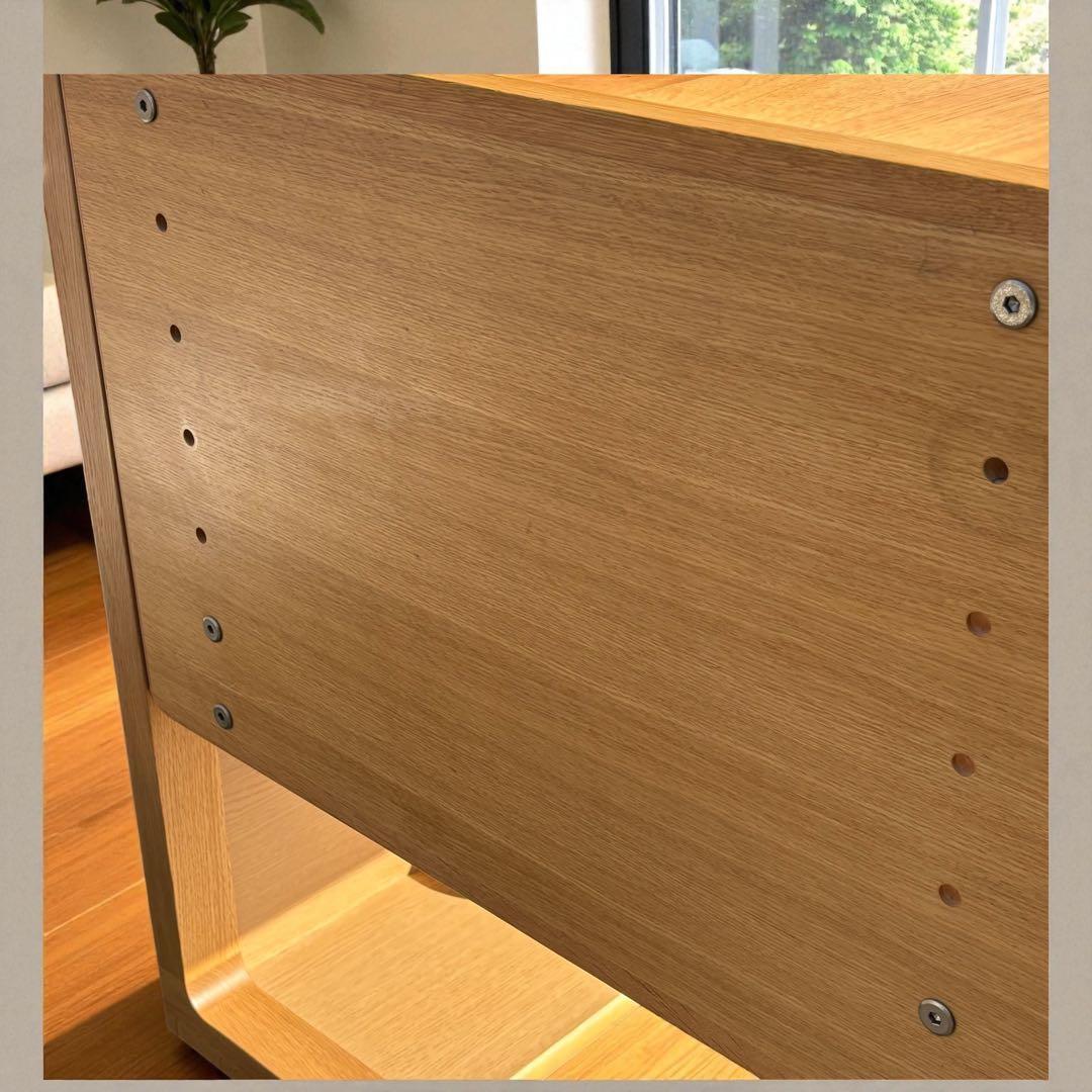 天然木・美品✨カリモク ベネッセ✨ 成長学習デスク ナチュラル 日本製 安心設計