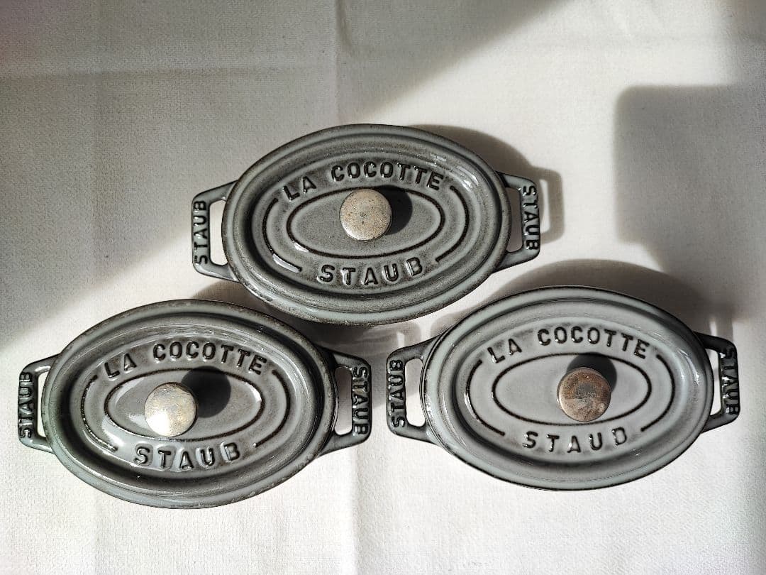 staub　ピコ・ココット オーバル 11　３個セット