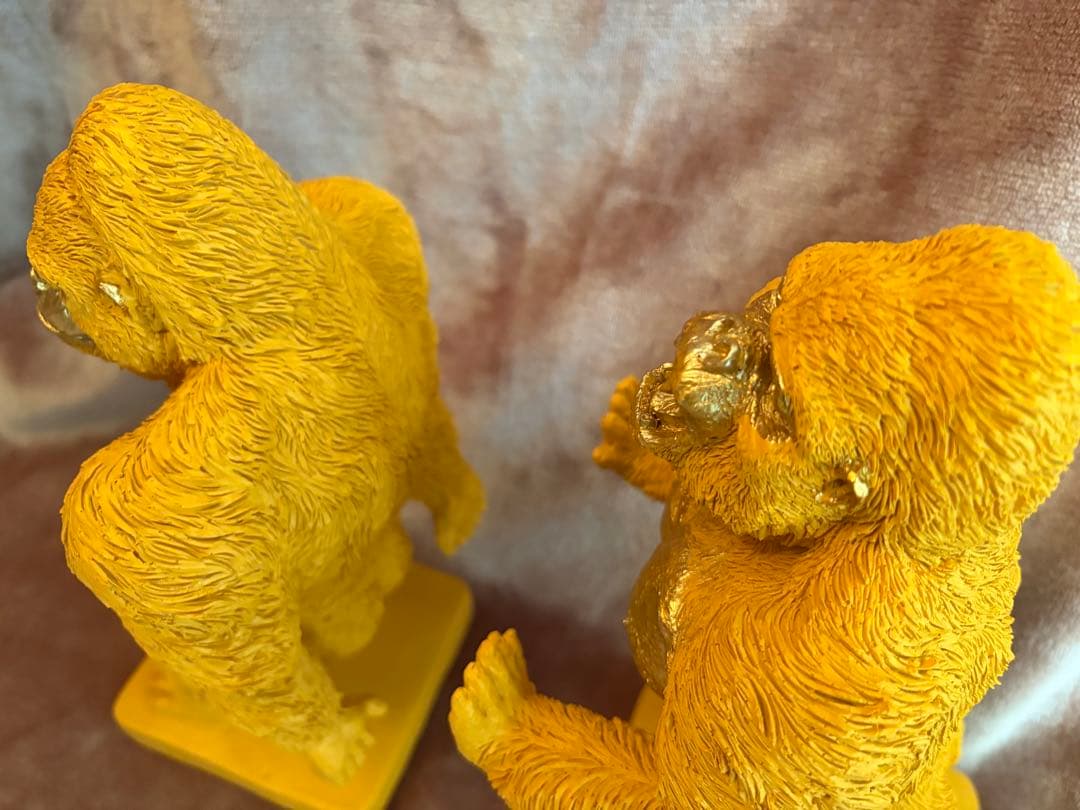 KARE ゴリラオレンジ　2/Set ブックエンド　ブックスタンド　本立て　新品