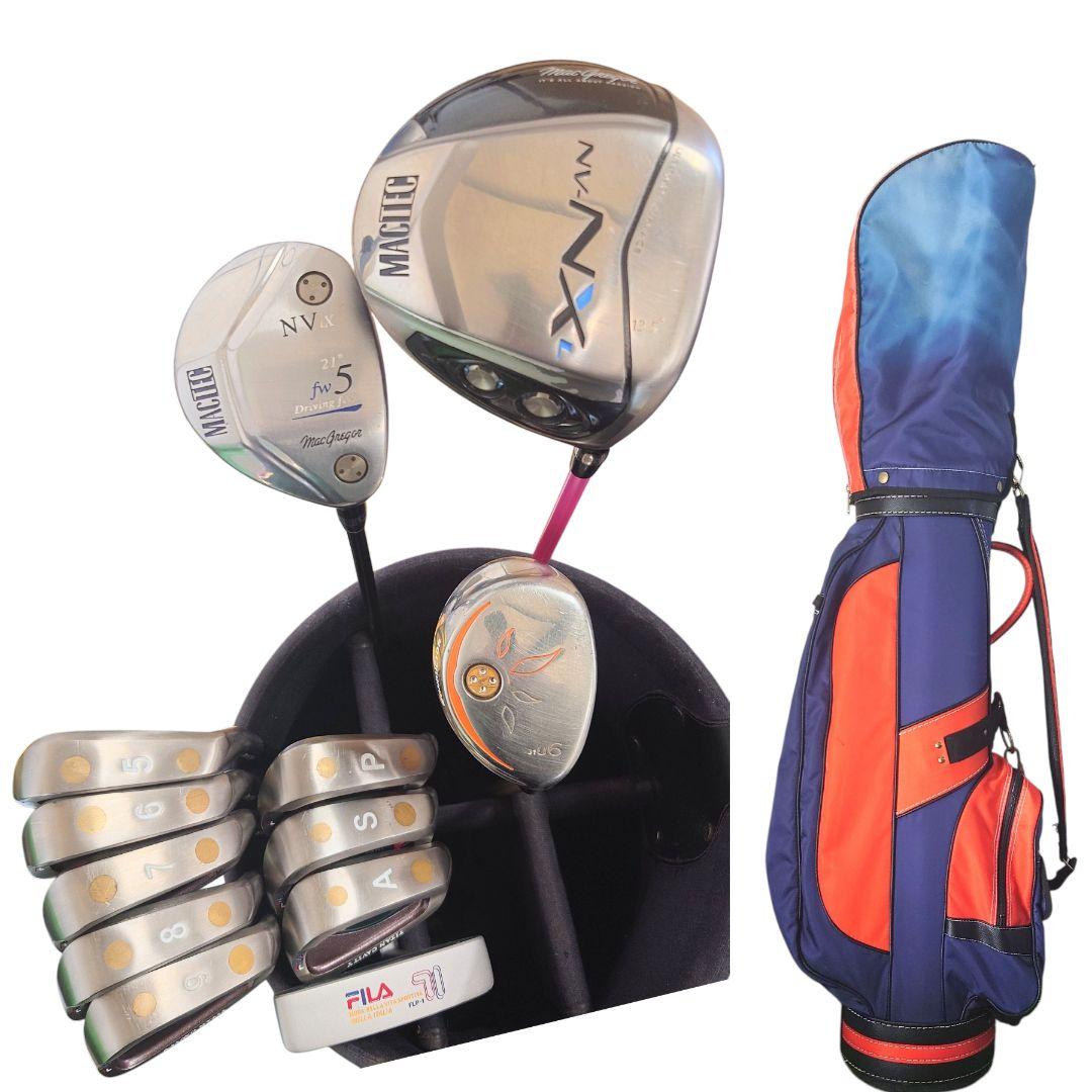 A53★レディース12本FLEX-L★右利き用★初心者ゴルフクラブセット