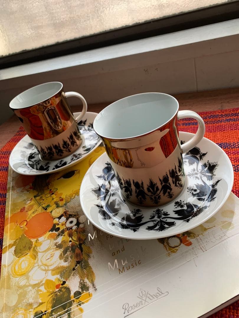 ビヨンヴィンブラッド　ビンテージローゼンタール社ヒルトンコーヒーカップ5客セット