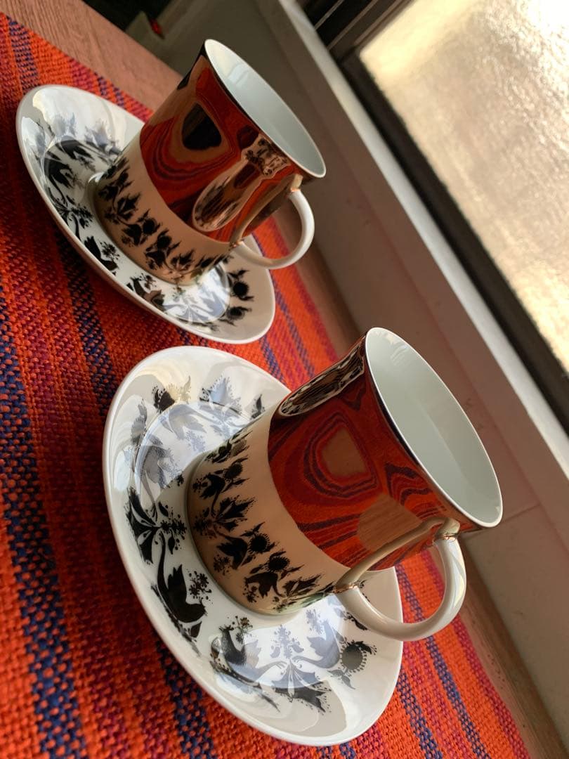 ビヨンヴィンブラッド　ビンテージローゼンタール社ヒルトンコーヒーカップ5客セット