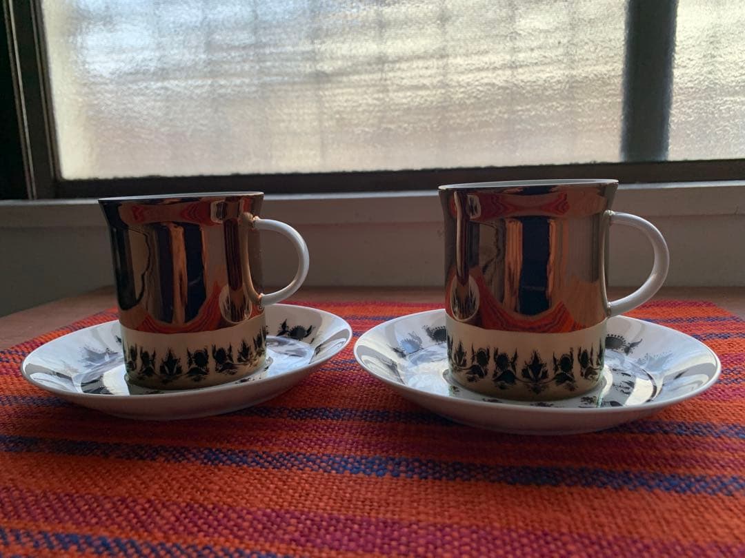 ビヨンヴィンブラッド　ビンテージローゼンタール社ヒルトンコーヒーカップ5客セット