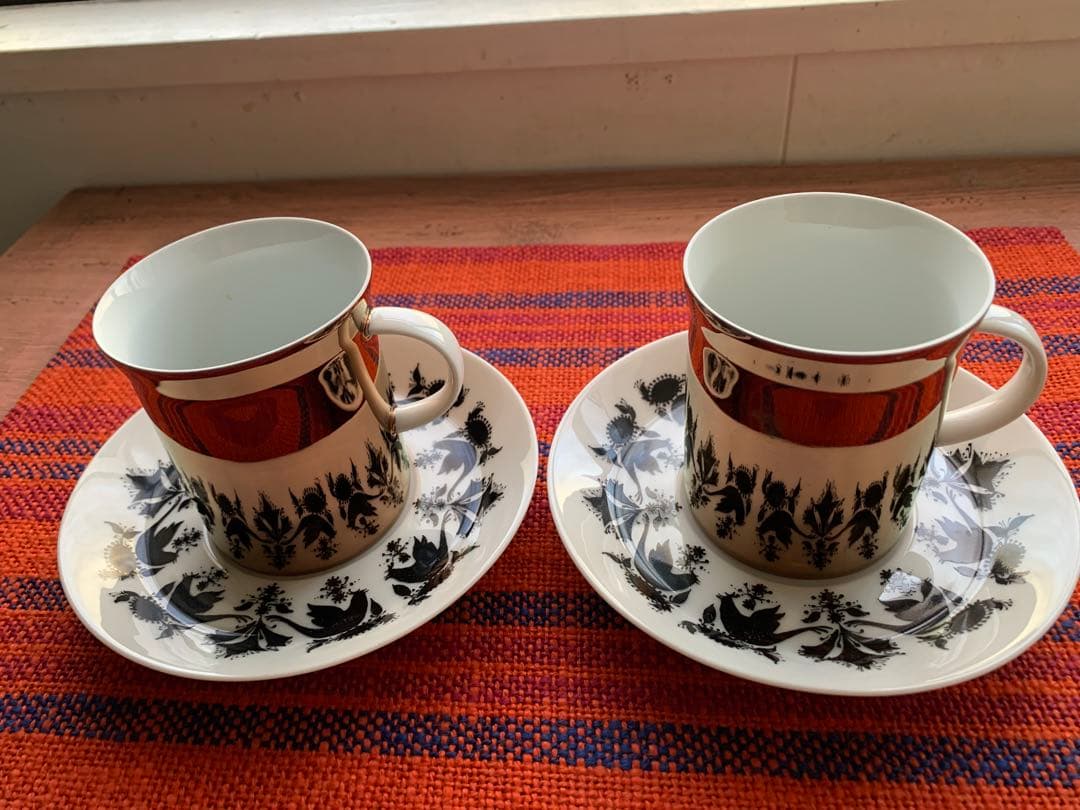 ビヨンヴィンブラッド　ビンテージローゼンタール社ヒルトンコーヒーカップ5客セット