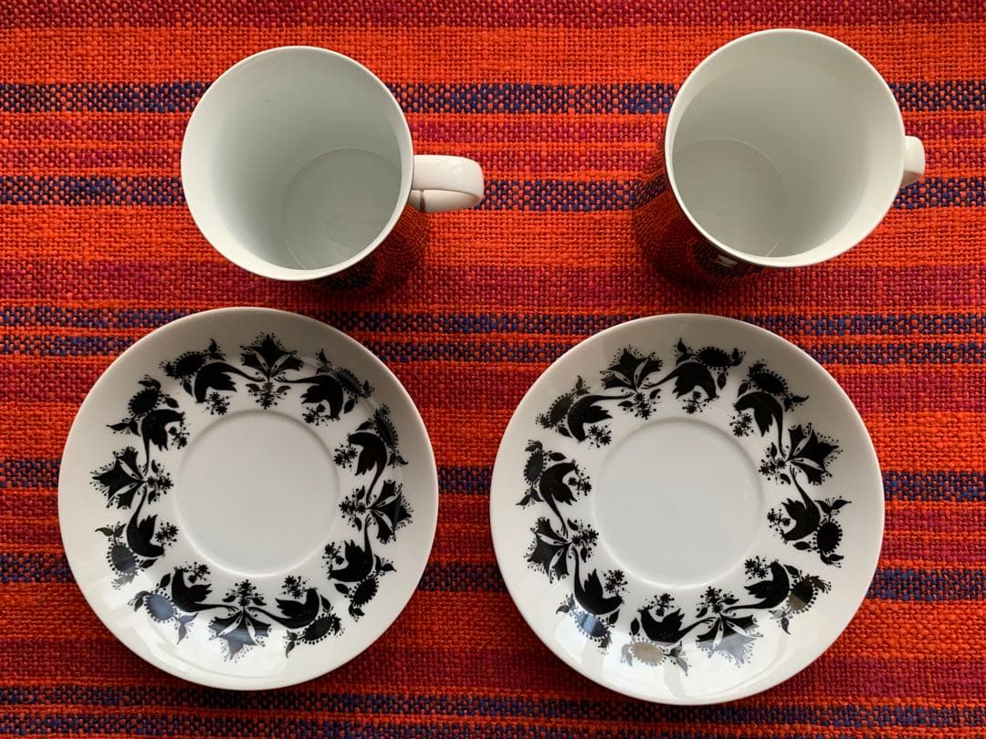 ビヨンヴィンブラッド　ビンテージローゼンタール社ヒルトンコーヒーカップ5客セット