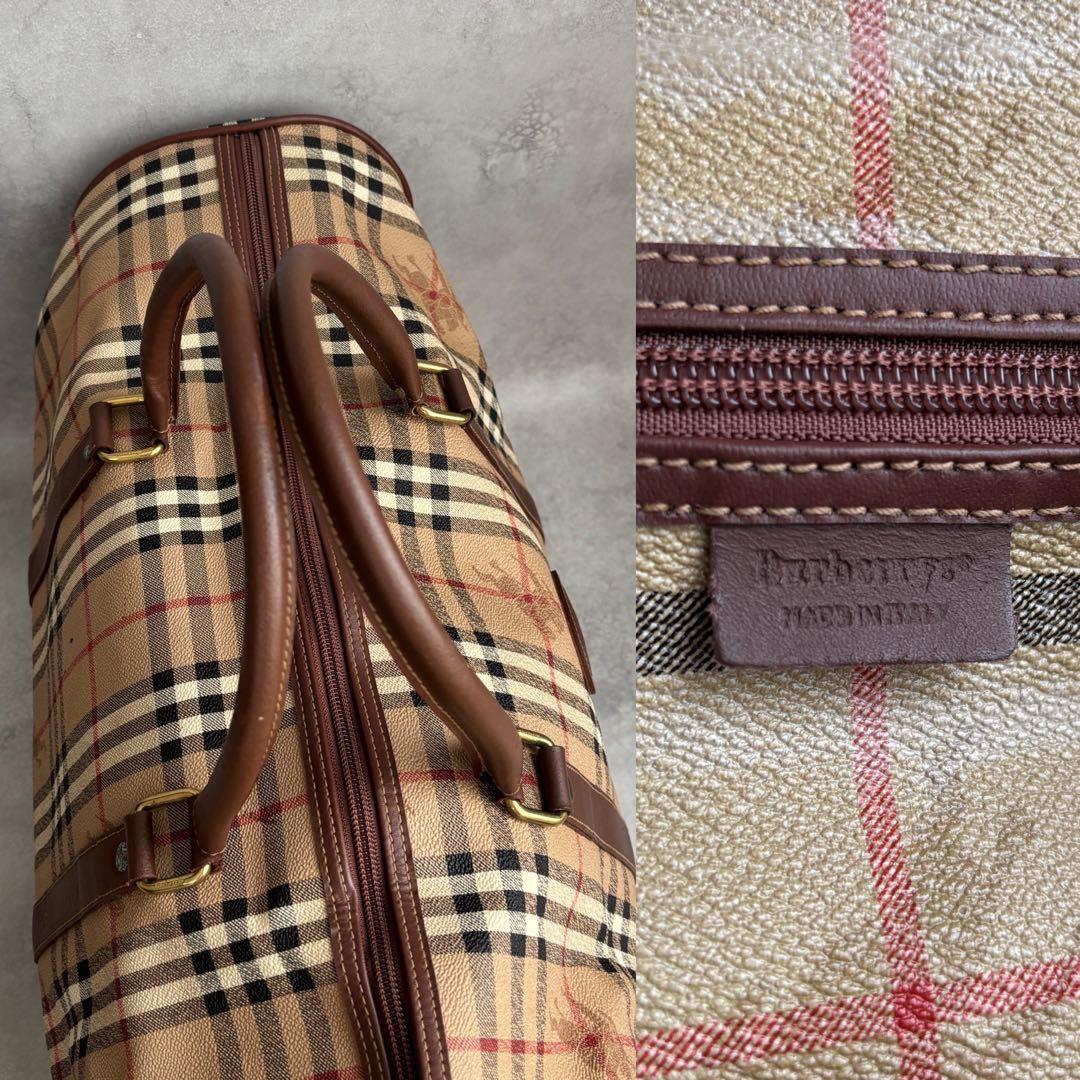 Burberry 2way ボストンバッグ 大容量 レディース メンズ