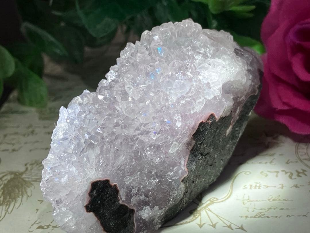 超希少✨ ピンクアナンダライト　アメジスト　水晶　レインボークォーツ　クリスタル