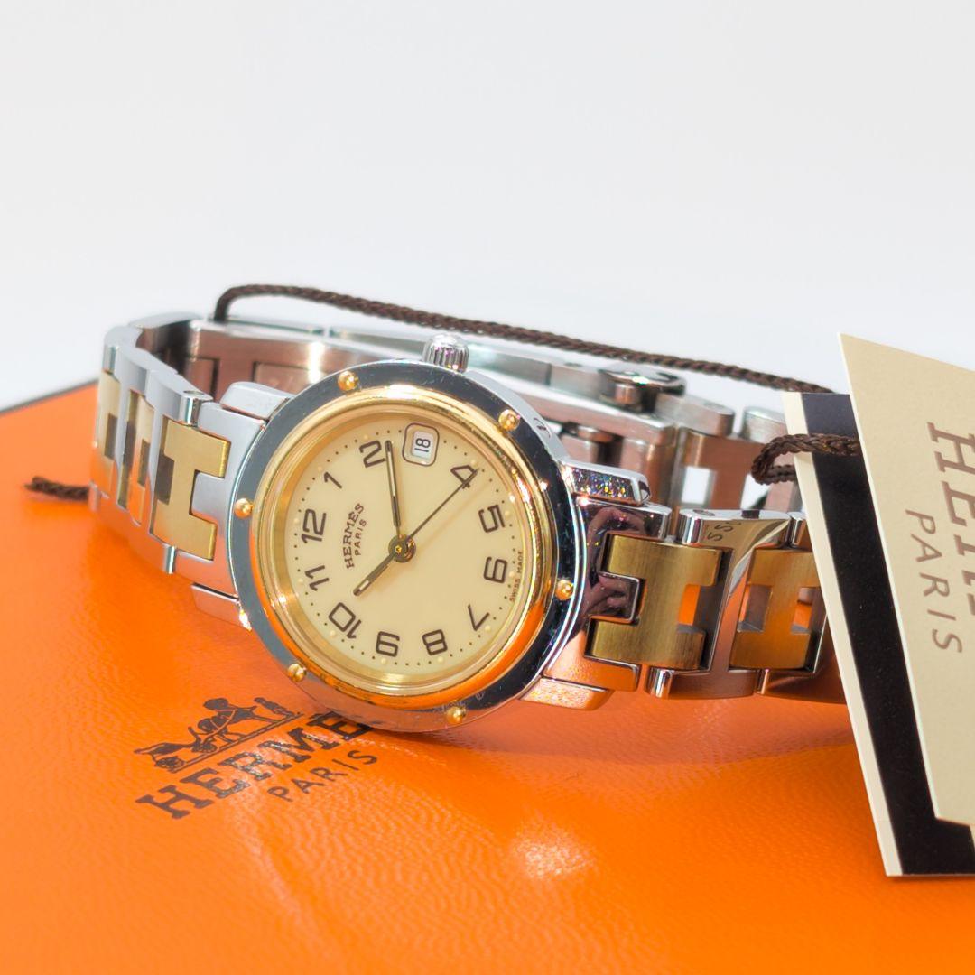 極美品✨HERMES エルメス クリッパー レディース 腕時計 cl4.220