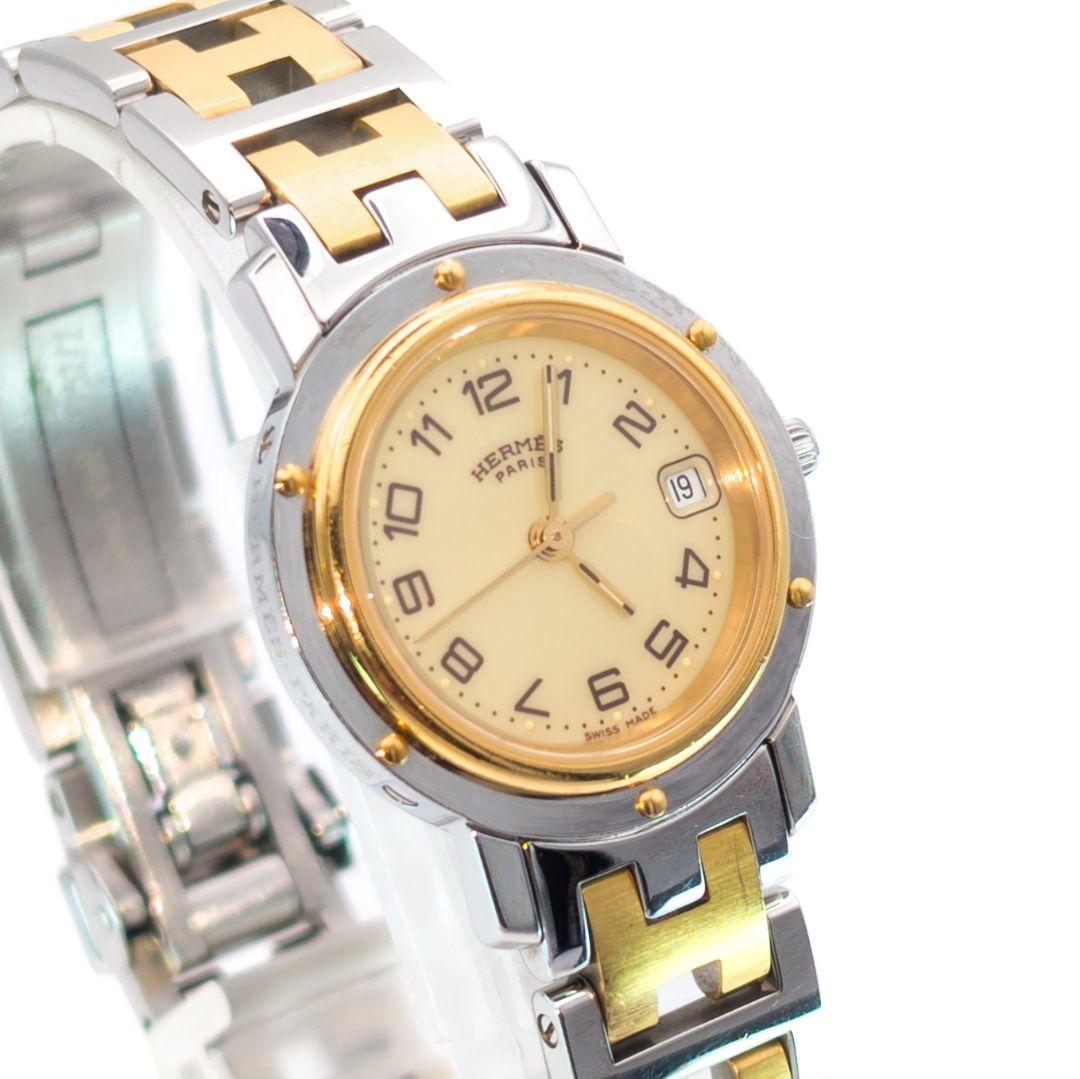 極美品✨HERMES エルメス クリッパー レディース 腕時計 cl4.220