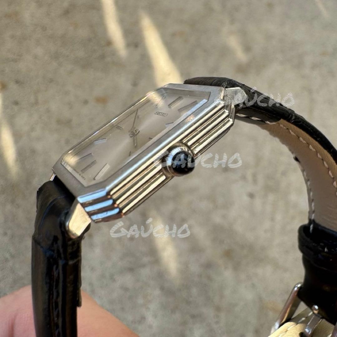 【新品電池】SEIKO レクタンギュラー スクエア ヴィンテージ tank 美品