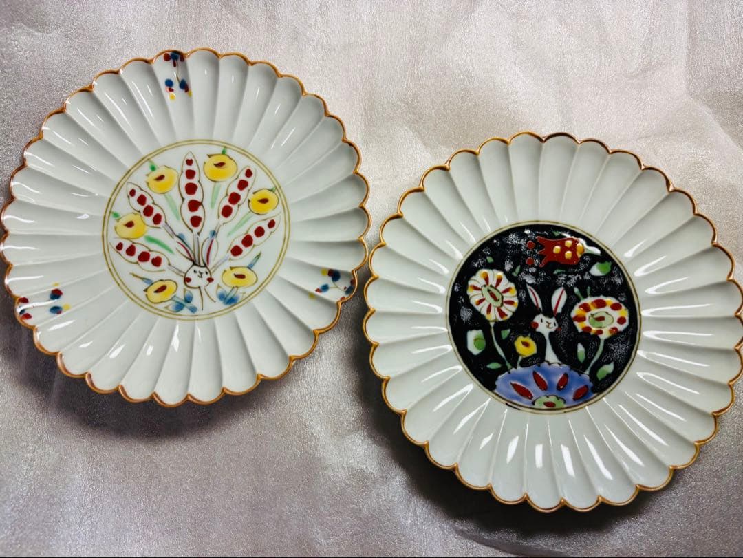 空萌工房　うさぎシリーズ　　取り皿　2枚セット