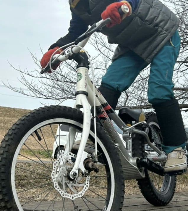 モンティ 子供用トライアル自転車 キッズサイズ フレーム フォークセット