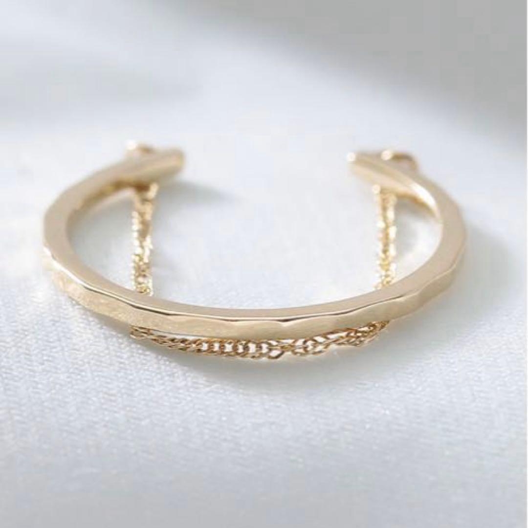 NOIR de POUPEE K10 YG リング 11号