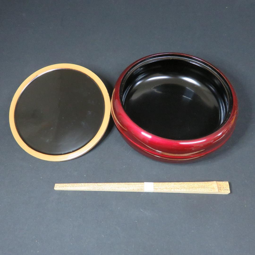 菓子器 菓子盆 茶道具 鶉 うずら 蓋物 取り箸付き ケース付き