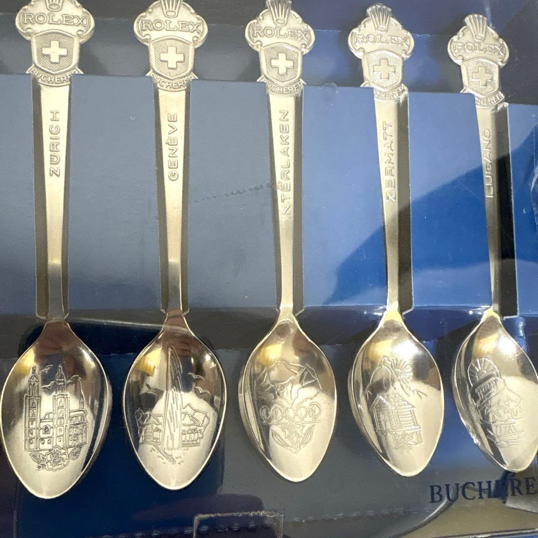 未使用　ROLEX BUCHERER スプーンセット　非売品
