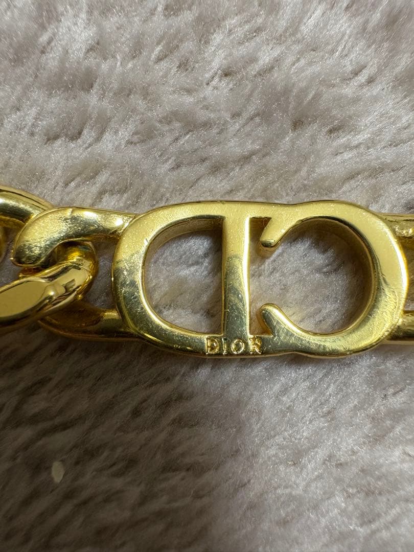 Dior ゴールドチェーンネックレス