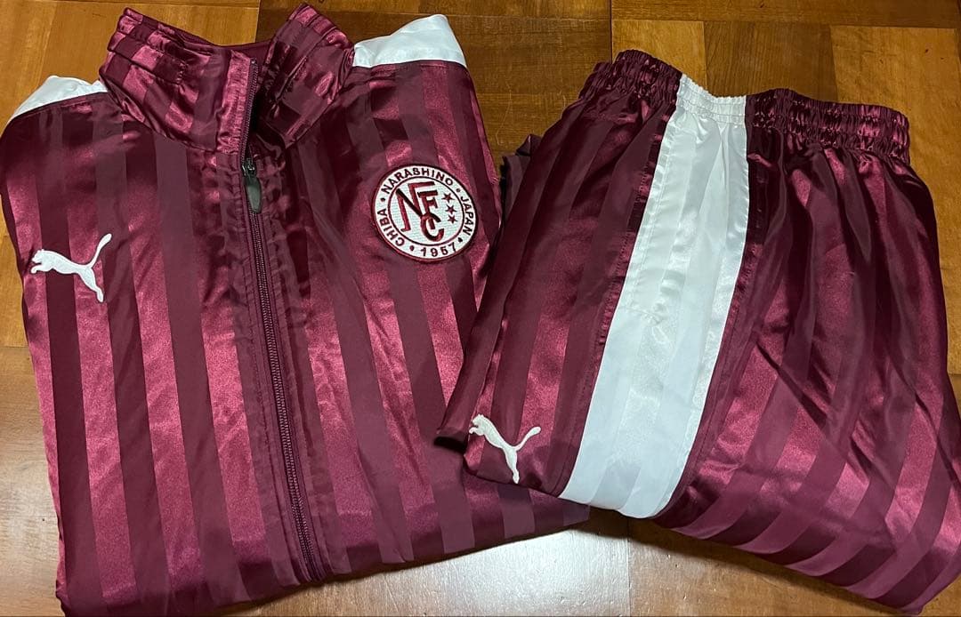 習志野高校　サッカー ウィンドブレーカー上下 セットアップ PUMA Oサイズ