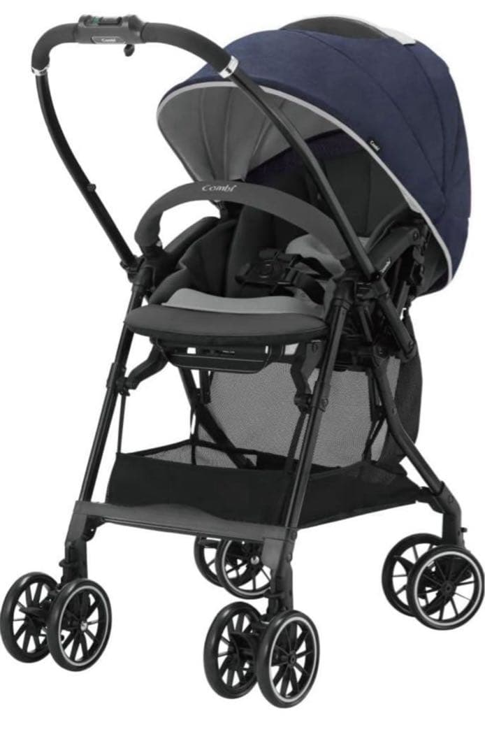 【超美品】Combiスゴカルα Light エッグショックAXフェザーネイビー