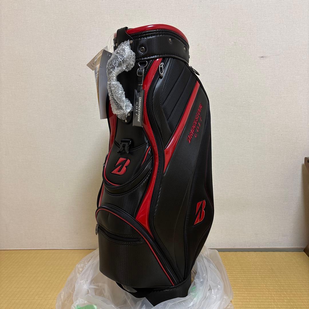 BRIDGESTONE GOLF キャディバッグ ブラック/レッドCBG222