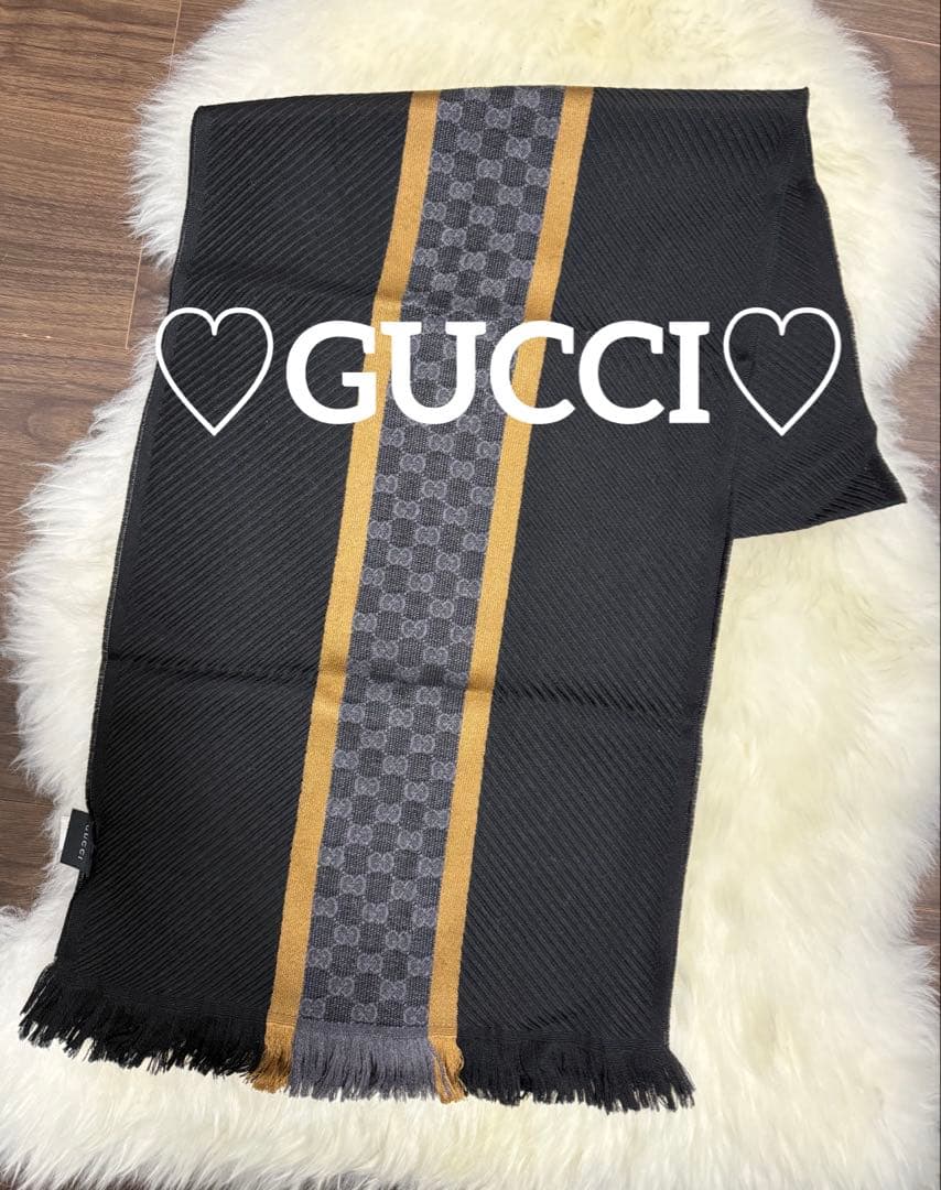♡GUCCI♡メンズマフラー⭐︎ストール⭐︎