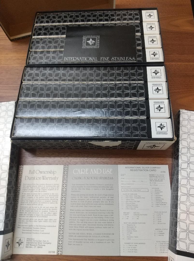 ■美品ステンレス製25点 カトラリーセットA (５点×５人分)