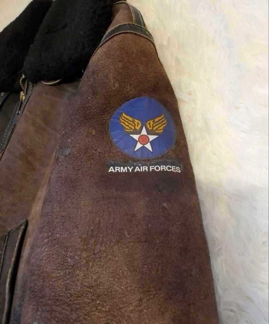 t*o様 U.S.SHEEPSKINB-3フライトジャケット 羊革 ラスト