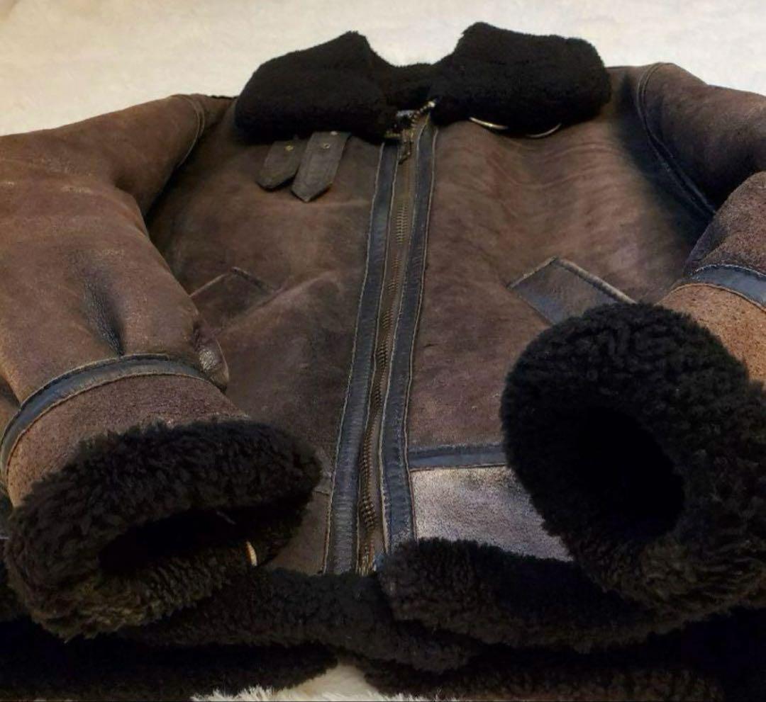 t*o様 U.S.SHEEPSKINB-3フライトジャケット 羊革 ラスト