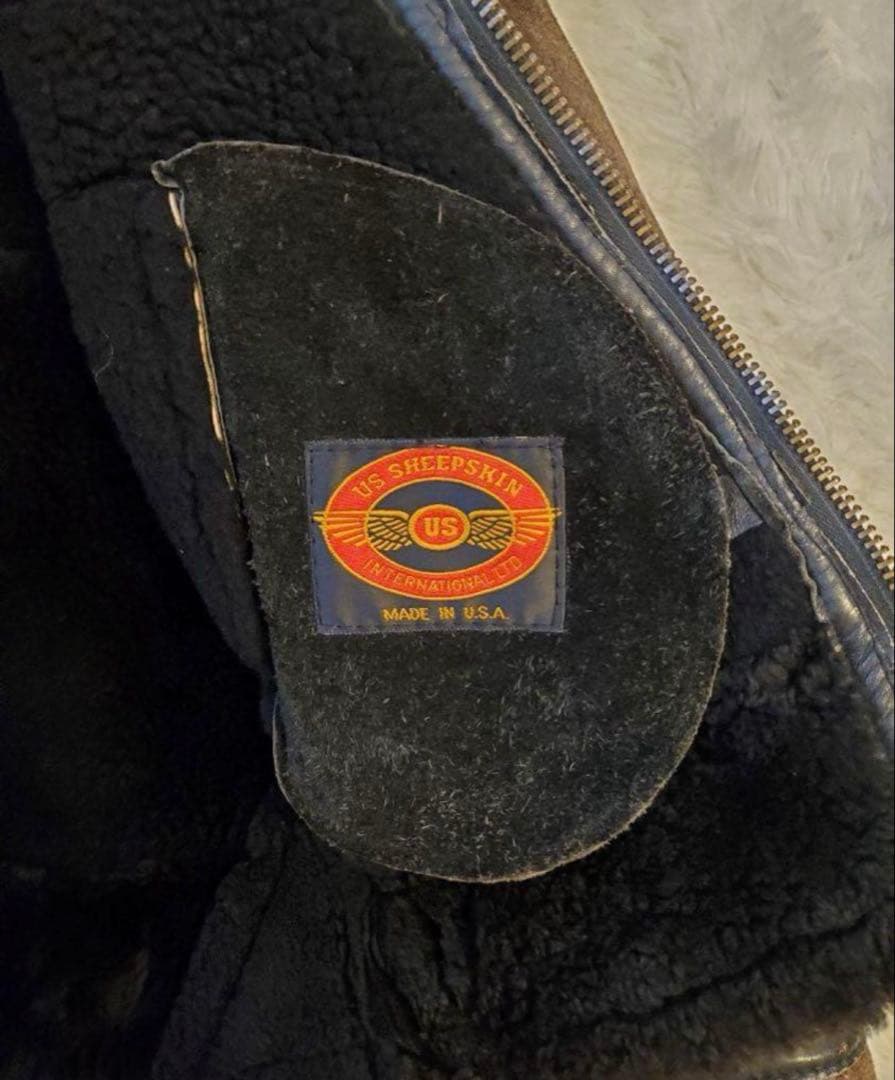 t*o様 U.S.SHEEPSKINB-3フライトジャケット 羊革 ラスト