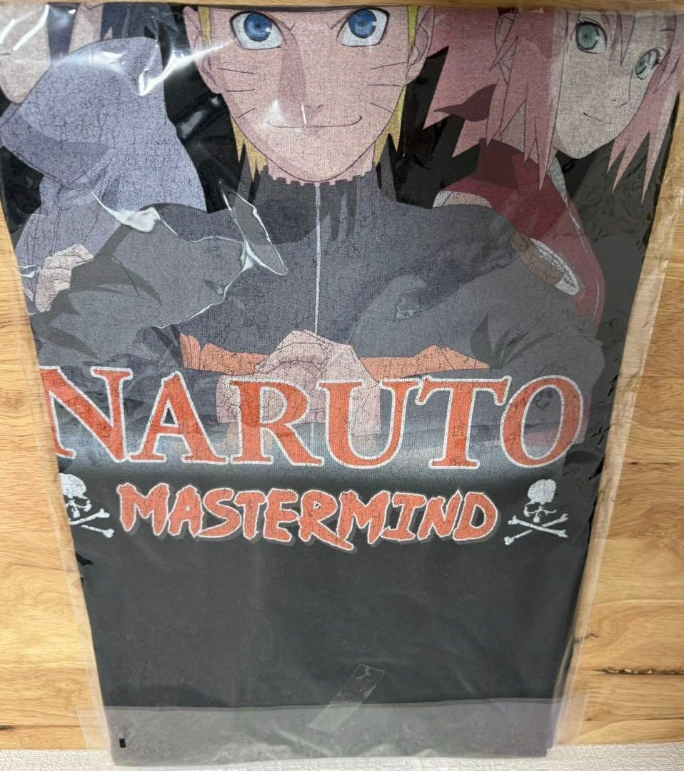 マスターマインドジャパン✖️ナルト　ヴィンテージ加工Tシャツ L world