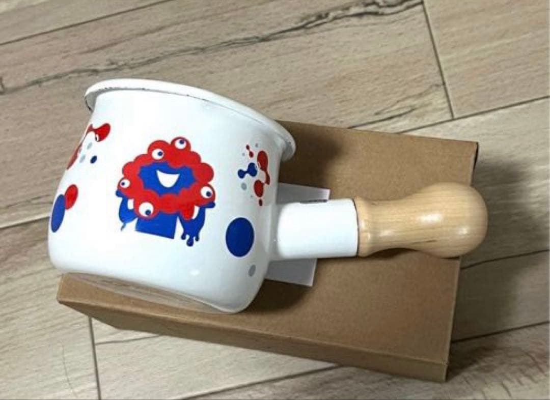 【新品】EXPO2025 ミャクミャク ホーロー プチ ミルクパン 水玉 片手鍋