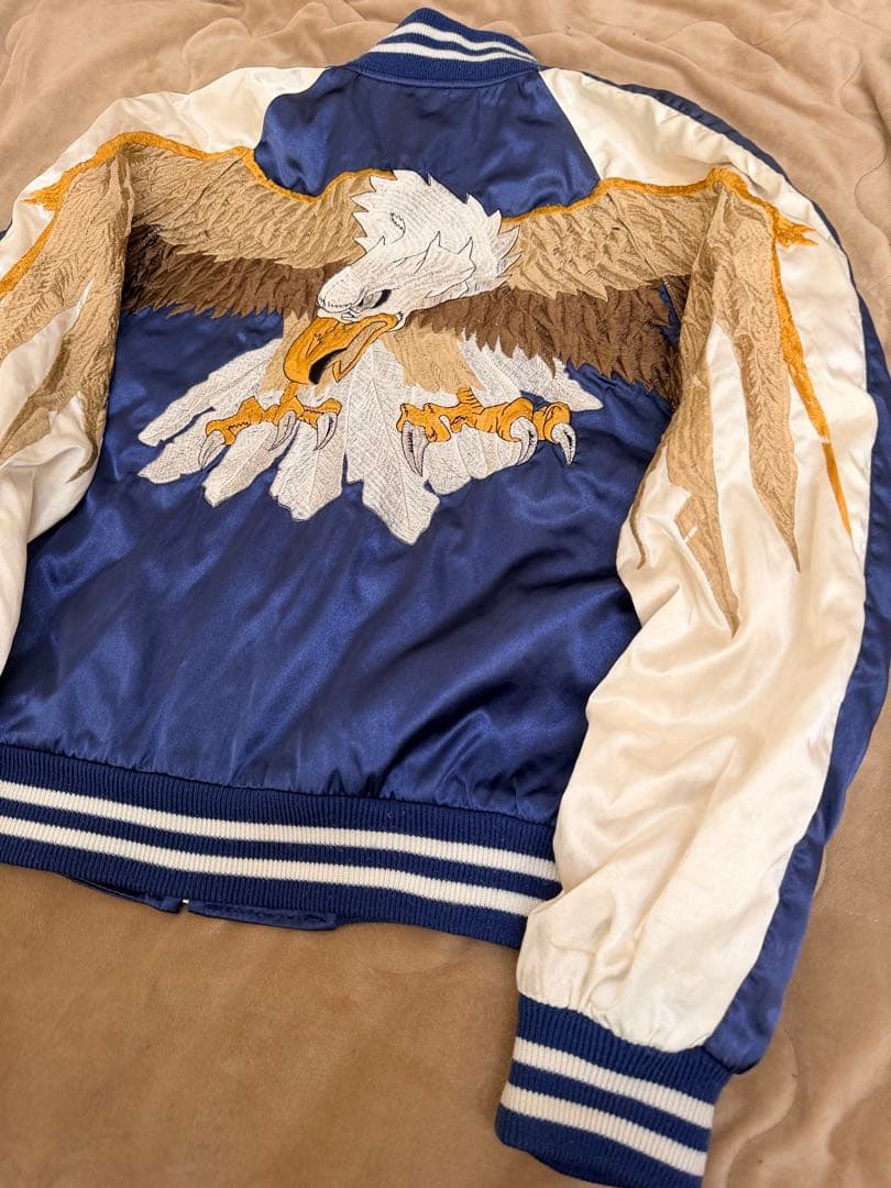 日本製 Hoshihime 大鷲 ワシ 日本限定スカジャン vintageサテン
