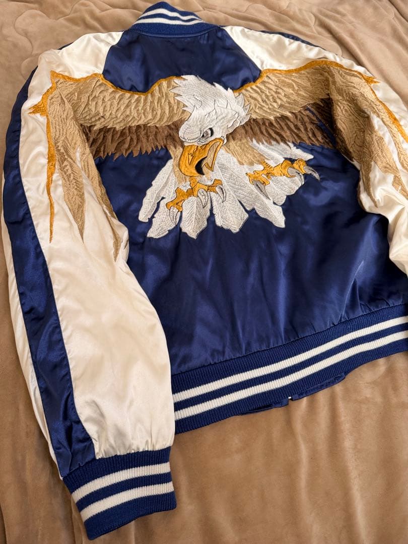 日本製 Hoshihime 大鷲 ワシ 日本限定スカジャン vintageサテン